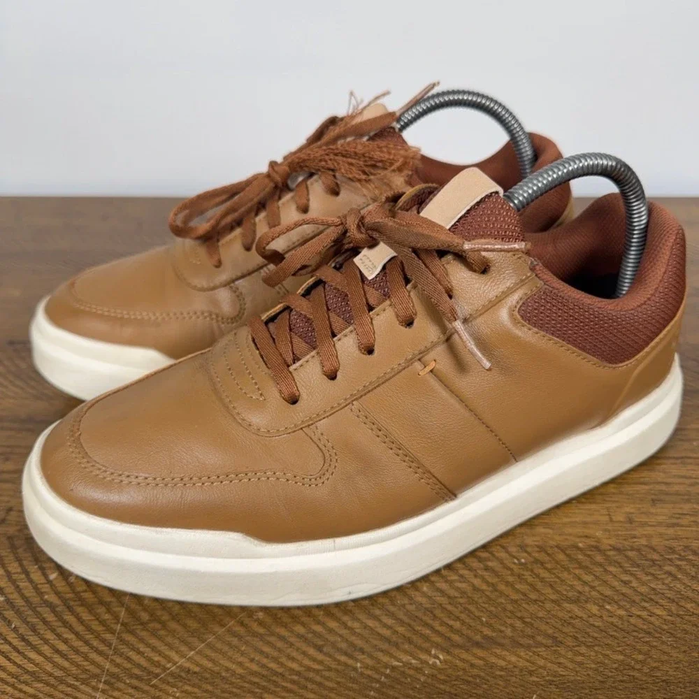 FootJoy Golf Shoes Mens 8 Wide‎ Brown Contour Casual Spikeless Leather Athletic